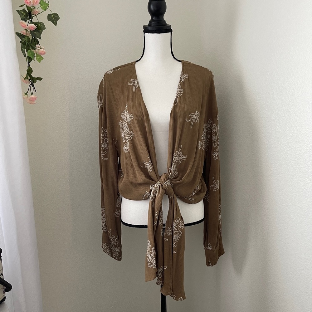 Tie Front Blouse